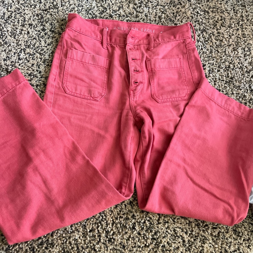 American eagle highwaisted flare jeans